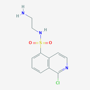 molecular formula C11H12ClN3O2S B8752130 N-(2-Aminoethyl)-1-chloroisoquinoline-5-sulfonamide CAS No. 105628-12-4