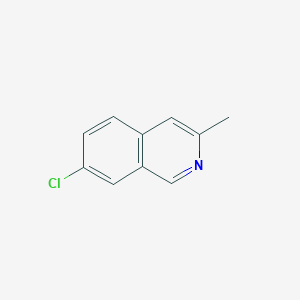 molecular formula C10H8ClN B8752165 7-Chloro-3-methylisoquinoline 