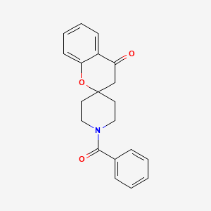 molecular formula C20H19NO3 B8752206 1'-Benzoylspiro[chroman-2,4'-piperidin]-4-one 