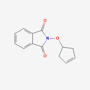 molecular formula C13H11NO3 B8752214 2-(Cyclopent-3-enyloxy)isoindoline-1,3-dione CAS No. 112028-96-3