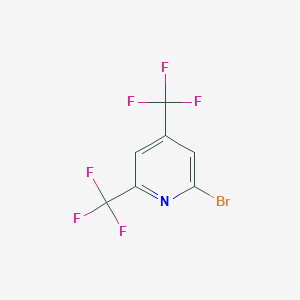 Pyridine, 2-bromo-4,6-bis(trifluoromethyl)-