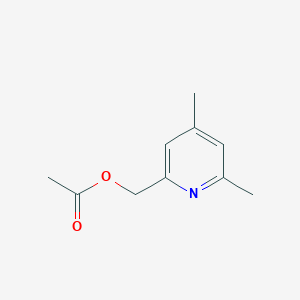 molecular formula C10H13NO2 B8752223 (4,6-Dimethylpyridin-2-yl)methyl acetate CAS No. 20609-14-7
