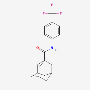 N-[4-(trifluoromethyl)phenyl]adamantane-1-carboxamide