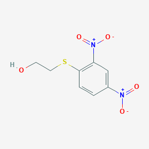 molecular formula C8H8N2O5S B8752330 2-(2,4-Dinitrophenylthio)ethanol CAS No. 18595-35-2