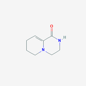 molecular formula C8H12N2O B8752608 2H-Pyrido[1,2-a]pyrazin-1(6H)-one,3,4,7,8-tetrahydro-(9CI) 