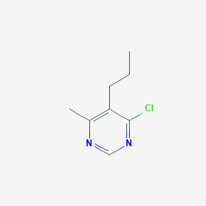 molecular formula C8H11ClN2 B8752687 4-Chloro-6-methyl-5-propylpyrimidine CAS No. 691886-10-9
