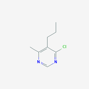 B8752687 4-Chloro-6-methyl-5-propylpyrimidine CAS No. 691886-10-9