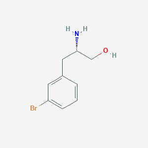 molecular formula C9H12BrNO B8752710 (S)-b-Amino-3-bromobenzenepropanol 