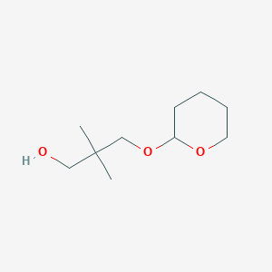 molecular formula C10H20O3 B8752800 2,2-Dimethyl-3-(tetrahydro-pyran-2-yloxy)-propan-1-ol 