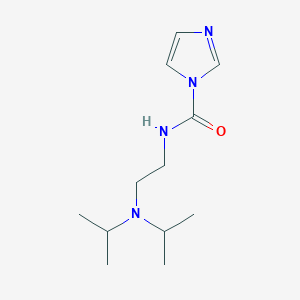 molecular formula C12H22N4O B8752944 N-[2-(diisopropylamino)ethyl]-1H-imidazole-1-carboxamide 