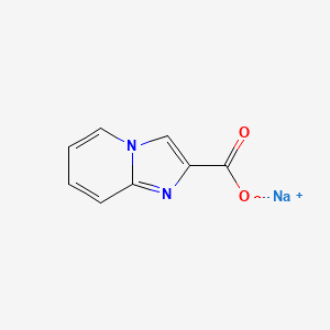 molecular formula C8H5N2NaO2 B8753000 Sodium imidazo[1,2-a]pyridine-2-carboxylate 