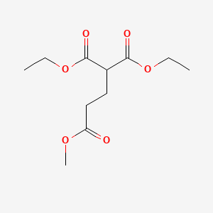 molecular formula C11H18O6 B8753093 1,1-Diethyl 3-methyl propane-1,1,3-tricarboxylate CAS No. 5331-68-0