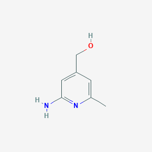 molecular formula C7H10N2O B8753098 2-Amino-6-methylpyridine-4-methanol 