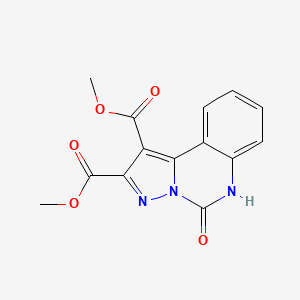 Dimethyl 5-oxo-5,6-dihydropyrazolo[1,5-c]quinazoline-1,2-dicarboxylate