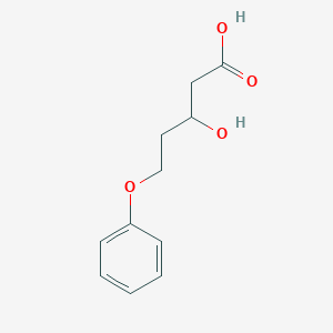 B8753153 3-Hydroxy-5-phenoxypentanoic acid CAS No. 155638-20-3