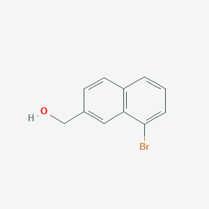 molecular formula C11H9BrO B8753158 8-Bromo-2-hydroxymethylnaphthalene 