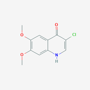 4-Quinolinol,3-chloro-6,7-dimethoxy-