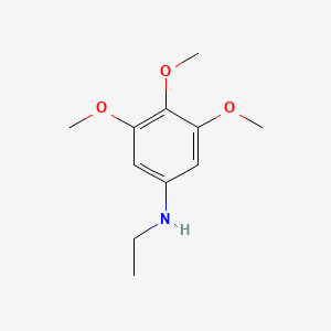 molecular formula C11H17NO3 B8753184 N-Ethyl-3,4,5-trimethoxyaniline 