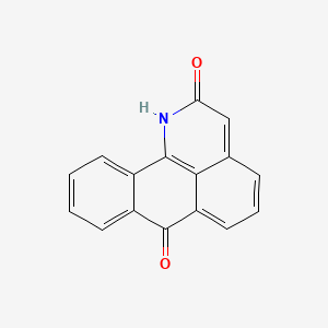 molecular formula C16H9NO2 B8753211 1H-Dibenzo[de,h]quinoline-2,7-dione CAS No. 31293-07-9