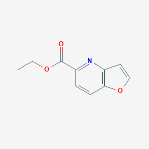 molecular formula C10H9NO3 B8753239 Ethyl furo[3,2-b]pyridine-5-carboxylate 