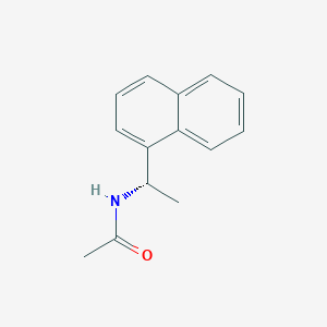 molecular formula C14H15NO B8753312 Acetamide, N-[(1S)-1-(1-naphthalenyl)ethyl]- CAS No. 82796-68-7