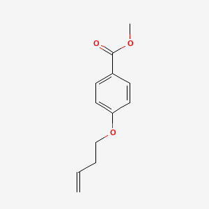 molecular formula C12H14O3 B8753332 Methyl p-(3-Butenyloxy)benzoate 