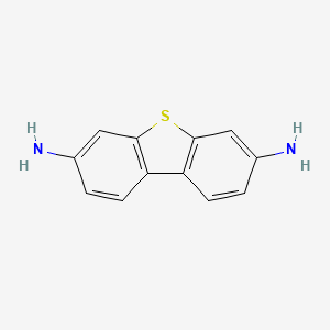 molecular formula C12H10N2S B8753391 3,7-Diaminodibenzothiophene 