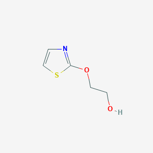 molecular formula C5H7NO2S B8753437 2-(Thiazol-2-yloxy)ethanol 