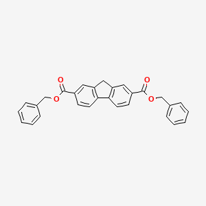 molecular formula C29H22O4 B8753460 Dibenzyl 9H-fluorene-2,7-dicarboxylate CAS No. 917615-50-0