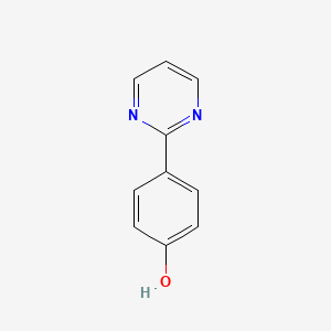 B8753490 4-(Pyrimidin-2-yl)phenol CAS No. 68535-55-7