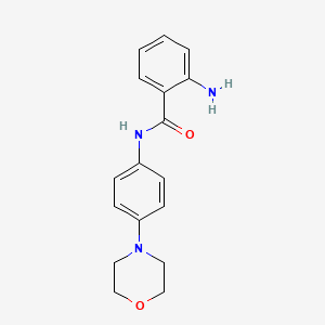 2-amino-N-(4-(morpholin-4-yl)phenyl)benzamide