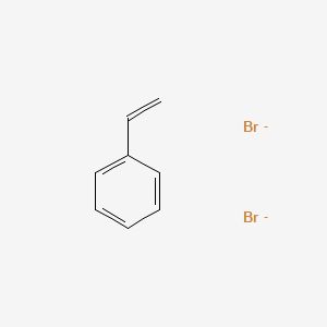 molecular formula C8H8Br2-2 B8753580 Ethenylbenzene dibromide 