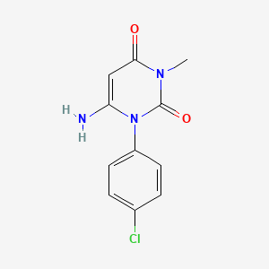 6-Amino-1-(4-chlorophenyl)-3-methylpyrimidine-2,4(1h,3h)-dione