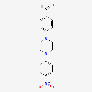 4-[4-(4-Nitrophenyl)piperazin-1-yl]benzaldehyde