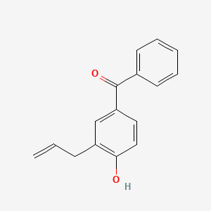 molecular formula C16H14O2 B8753710 [4-Hydroxy-3-(prop-2-en-1-yl)phenyl](phenyl)methanone CAS No. 73720-75-9