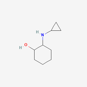 molecular formula C9H17NO B8753717 2-(Cyclopropylamino)cyclohexanol 