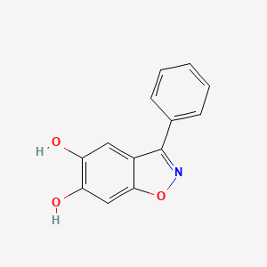 5,6-Dihydroxy-3-phenyl-1,2-benzisoxazole