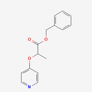 Benzyl 2-[(pyridin-4-yl)oxy]propanoate