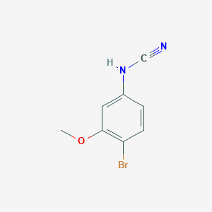 molecular formula C8H7BrN2O B8753775 (4-Bromo-3-methoxyphenyl)cyanamide CAS No. 921631-69-8