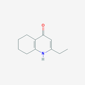 molecular formula C11H15NO B8753841 2-Ethyl-5,6,7,8-tetrahydroquinolin-4(1H)-one CAS No. 138642-39-4