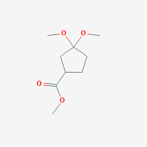 Methyl 3,3-dimethoxycyclopentanecarboxylate