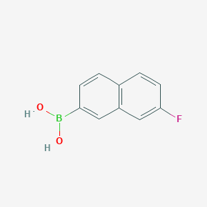 molecular formula C10H8BFO2 B8753963 (7-Fluoronaphthalen-2-yl)boronic acid 