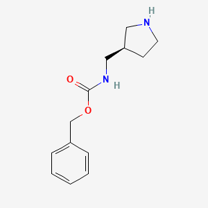 molecular formula C13H18N2O2 B8753973 benzyl ((R)-pyrrolidin-3-yl)methylcarbamate 