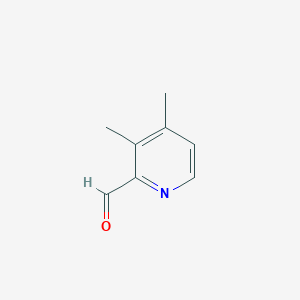 molecular formula C8H9NO B8754106 3,4-Dimethylpyridine-2-carbaldehyde CAS No. 780801-25-4