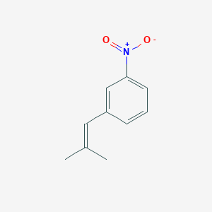 molecular formula C10H11NO2 B8754111 1-(2-Methyl-1-propenyl)-3-nitrobenzene CAS No. 6026-73-9