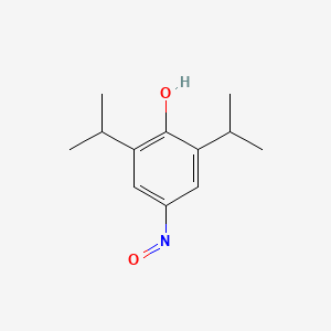 molecular formula C12H17NO2 B8754274 2,6-Diisopropyl-4-nitrosophenol CAS No. 15206-39-0