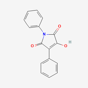 molecular formula C16H11NO3 B8754580 3-hydroxy-1,4-diphenyl-1H-pyrrole-2,5-dione CAS No. 5347-00-2