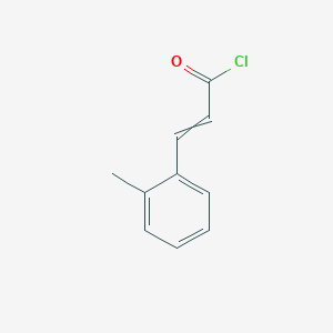 2-Propenoyl chloride, 3-(2-methylphenyl)-
