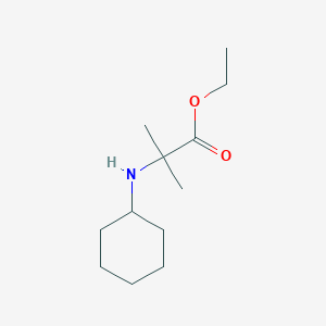 Ethyl 2-(cyclohexylamino)-2-methylpropanoate