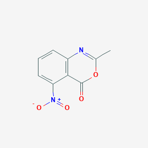 molecular formula C9H6N2O4 B8754650 2-methyl-5-nitro-4H-benzo[d][1,3]oxazin-4-one 